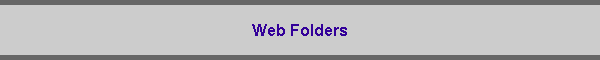 Web Folders